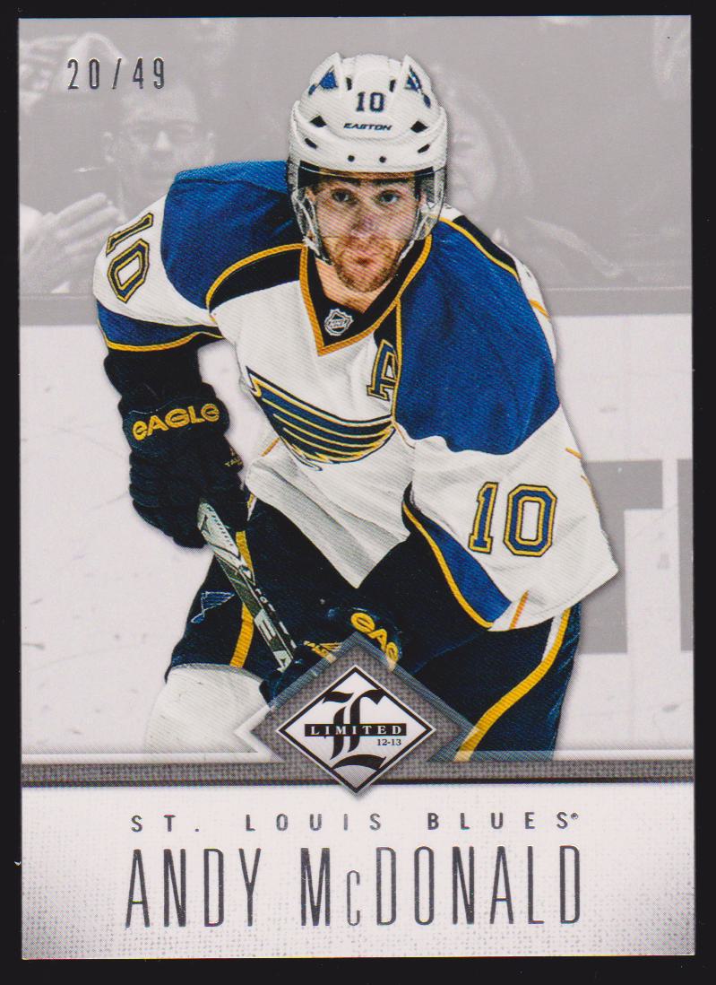 (image for) 2012-13 Limited Silver #19 Andy McDonald 20/49