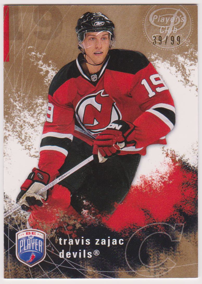 (image for) 2007-08 Be A Player Player's Club #119 Travis Zajac 39/99