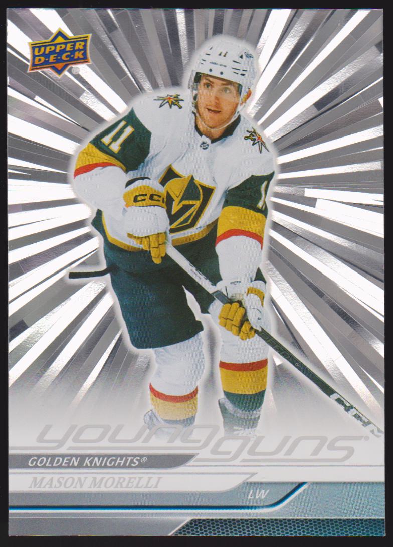 (image for) 2024-25 Upper Deck Outburst Silver #205 Mason Morelli YG - RC Year