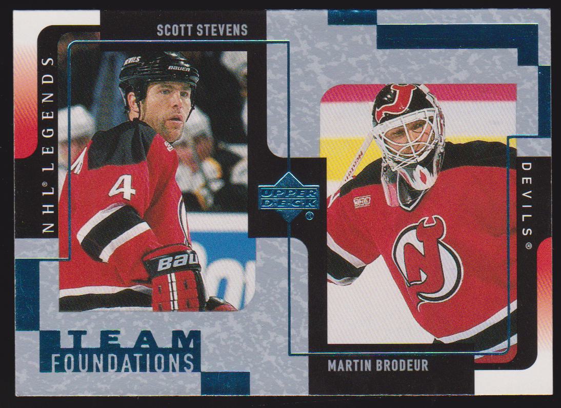 (image for) 2000-01 Upper Deck Legends #79 Scott Stevens/Martin Brodeur