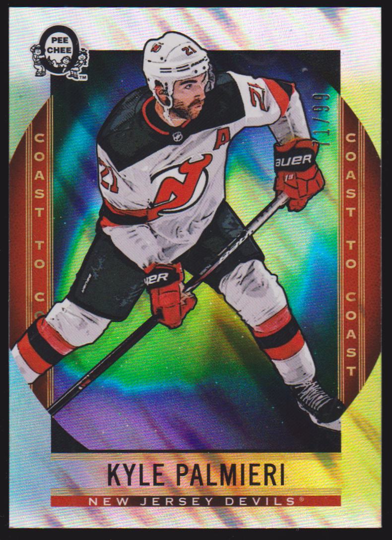 2018-19 O-Pee-Chee Coast to Coast Polar Lights #63 Kyle Palmieri 71/99 (image for) 2018-19 O-Pee-Chee Coast to Coast Polar Lights #63 Kyle Palmieri 71/99