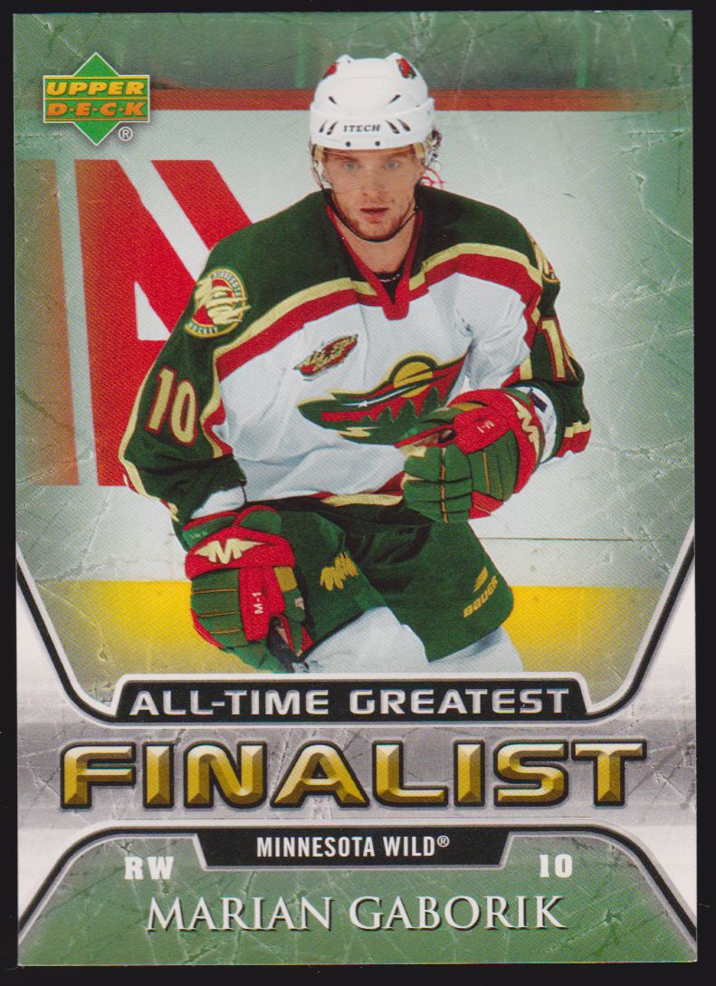 2005-06 Upper Deck All-Time Greatest #29 Marian Gaborik (image for) 2005-06 Upper Deck All-Time Greatest #29 Marian Gaborik