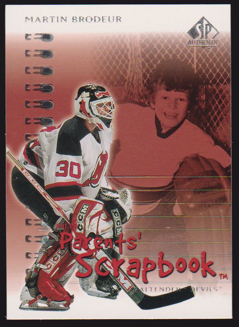 (image for) 2000-01 SP Authentic Parents' Scrapbook #PS5 Martin Brodeur