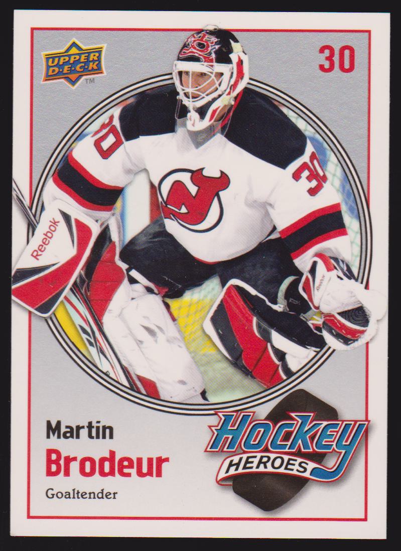 (image for) 2009-10 Upper Deck Hockey Heroes Martin Brodeur #HH15 Martin Brodeur