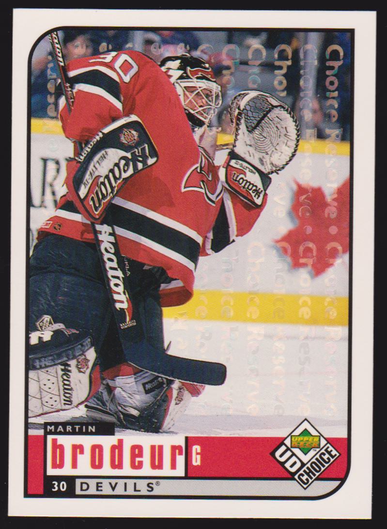 (image for) 1998-99 UD Choice Reserve #116 Martin Brodeur