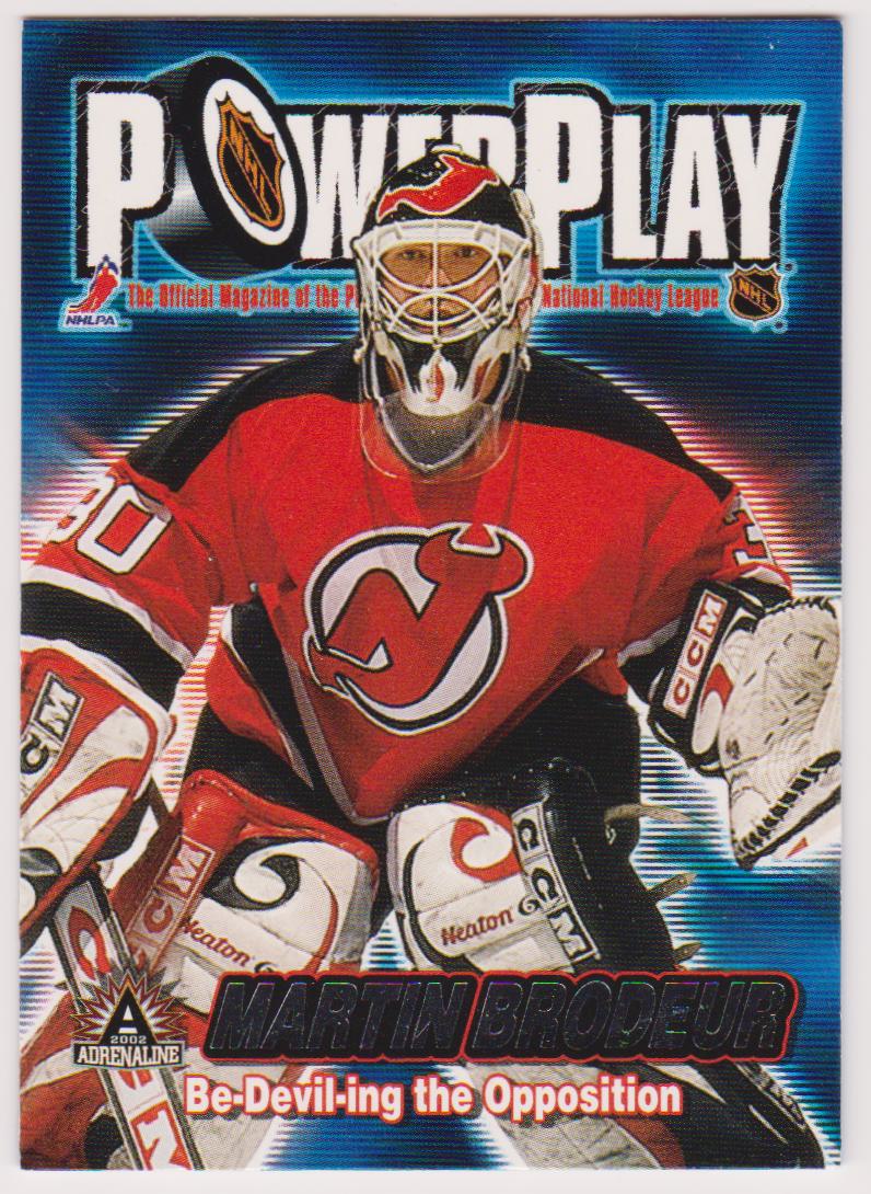 (image for) 2001-02 Pacific Adrenaline Power Play #22 Martin Brodeur