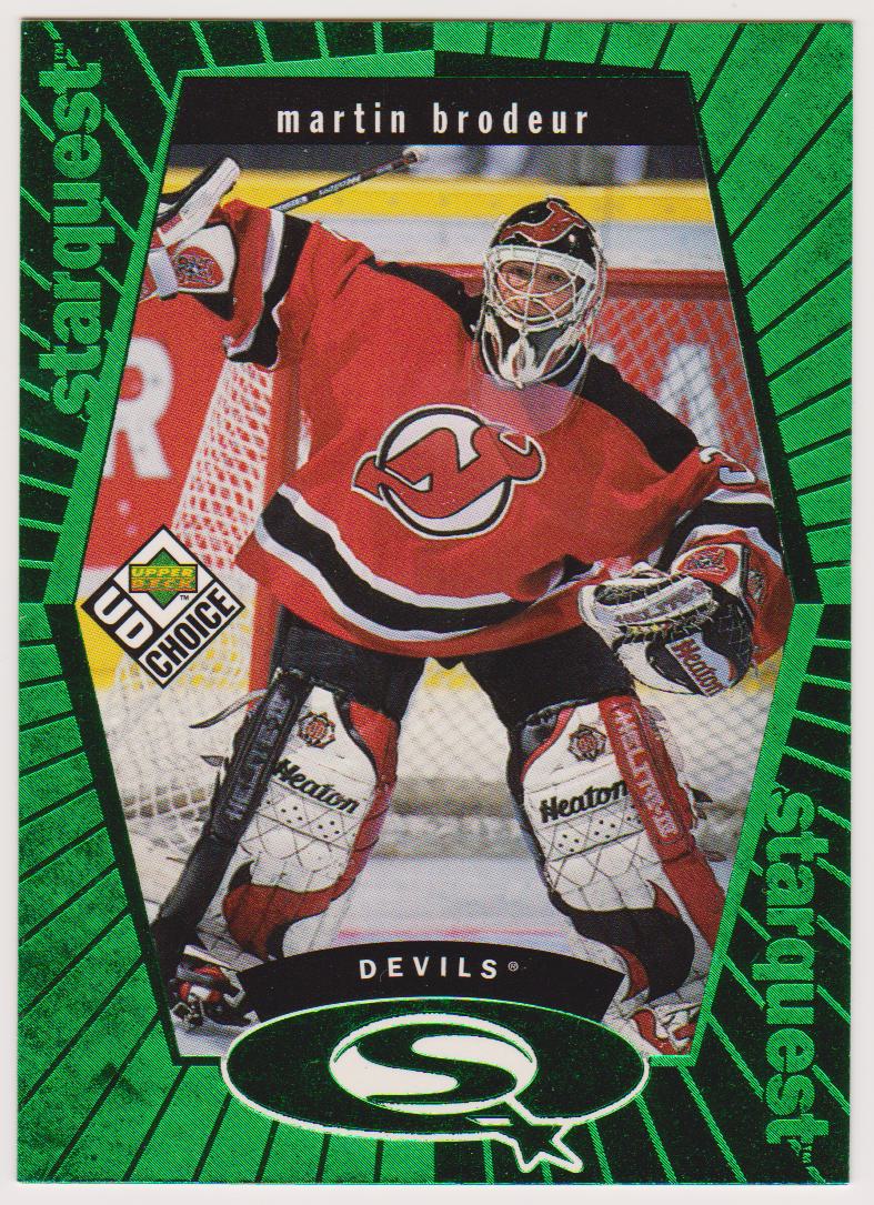 (image for) 1998-99 UD Choice StarQuest Green #SQ23 Martin Brodeur