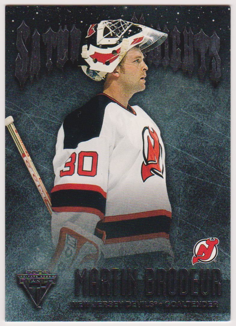 2001-02 Titanium Saturday Knights #12 Martin Brodeur (image for) 2001-02 Titanium Saturday Knights #12 Martin Brodeur