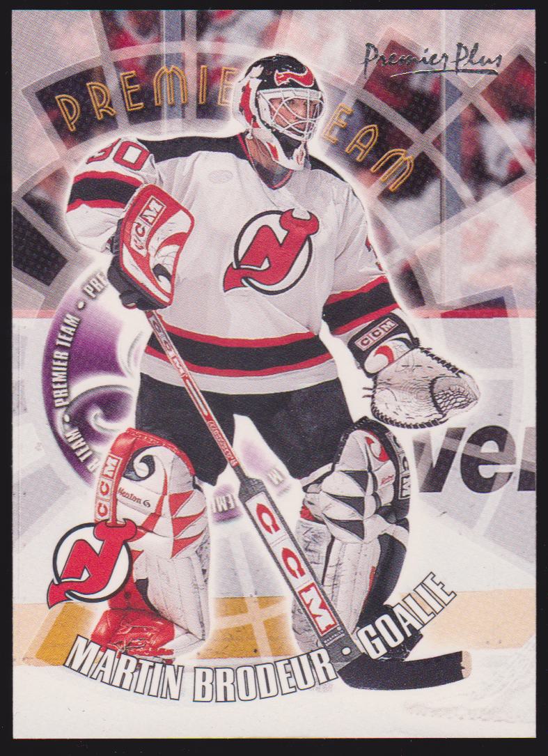 2000-01 Topps Premier Plus Team #PT5 Martin Brodeur (image for) 2000-01 Topps Premier Plus Team #PT5 Martin Brodeur