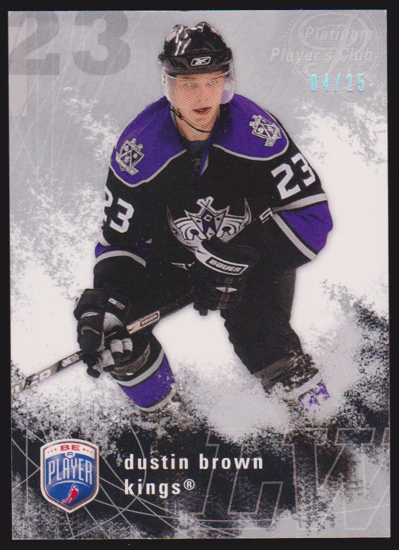 (image for) 2007-08 Be A Player Player's Club Platinum #91 Dustin Brown 04/25