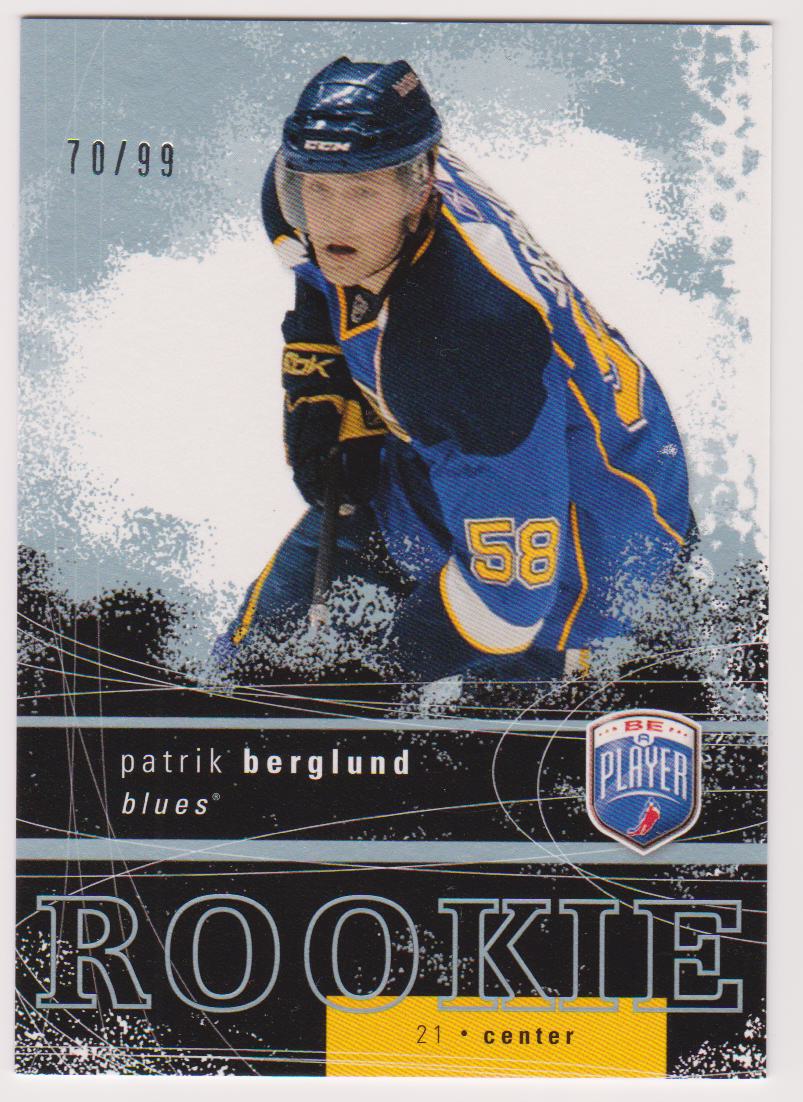 (image for) 2007-08 Be A Player #328 Patrik Berglund 70/99 XRC