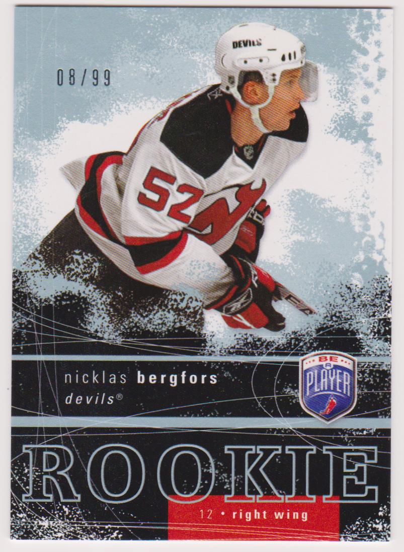 (image for) 2007-08 Be A Player #260 Nicklas Bergfors RC 08/99