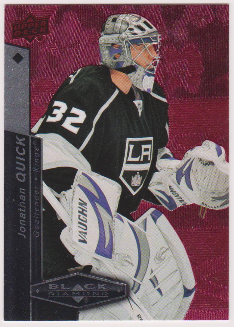 (image for) 2010-11 Black Diamond Ruby #38 Jonathan Quick 001/100
