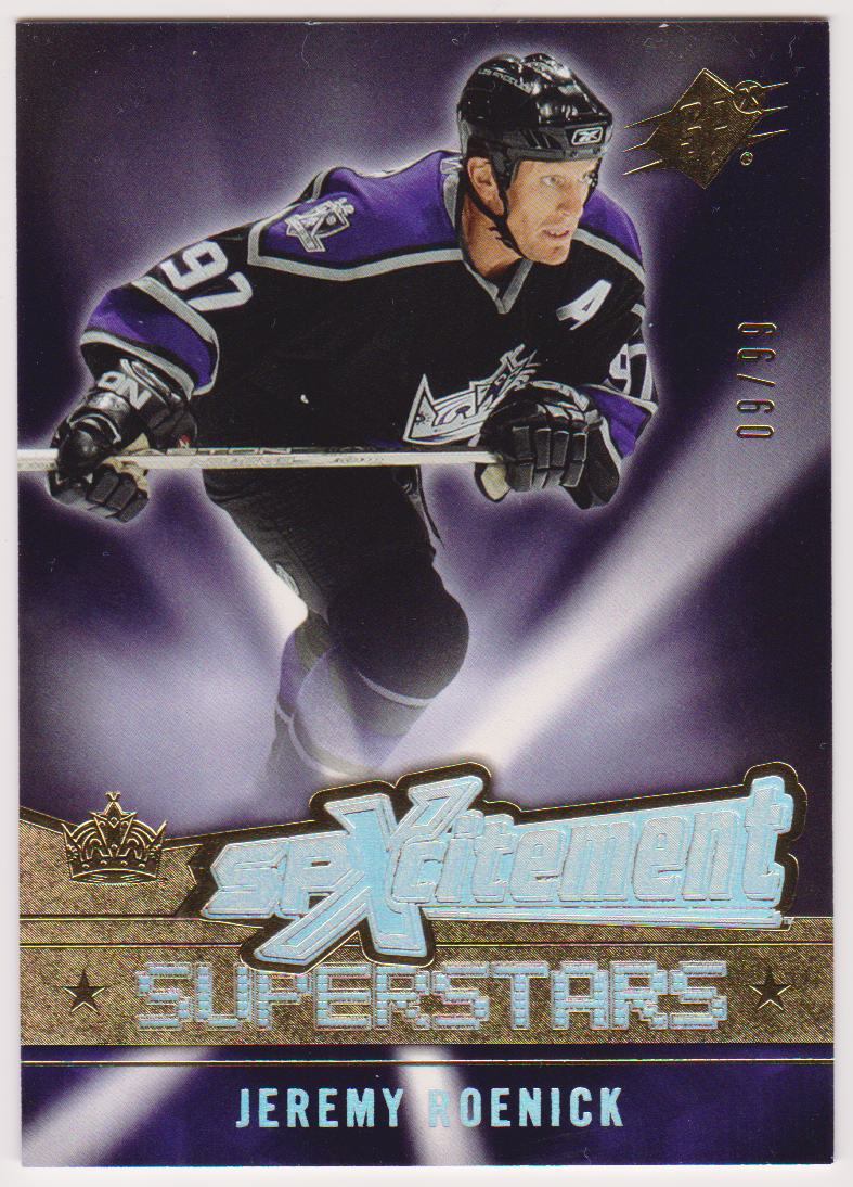 (image for) 2005-06 SPx Xcitement Superstars Gold #XSJR Jeremy Roenick 09/99