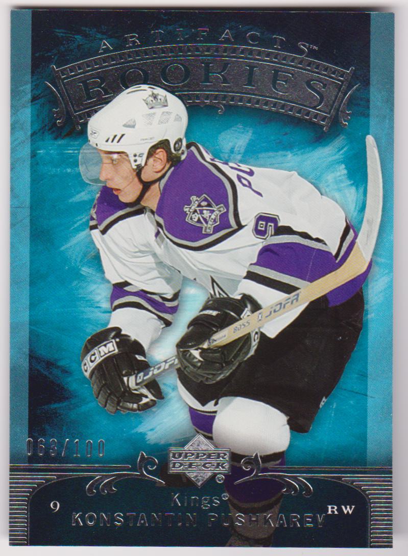 2006-07 Artifacts Silver #214 Konstantin Pushkarev 063/100 - RC Year (image for) 2006-07 Artifacts Silver #214 Konstantin Pushkarev 063/100 - RC Year