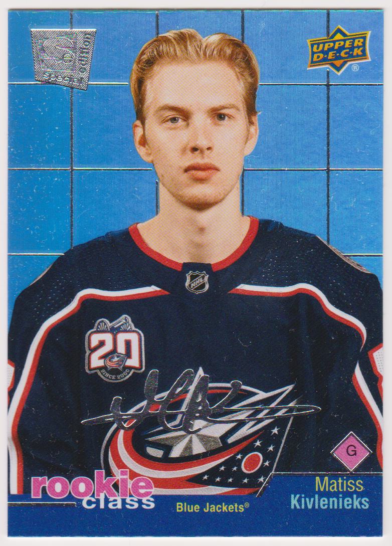 (image for) 2020-21 Upper Deck Rookie Class Special Edition #RC8 Matiss Kivlenieks - RC Year