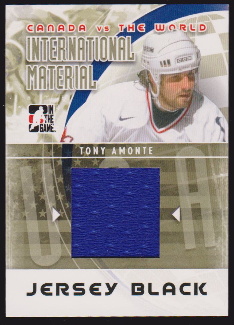 (image for) 2011-12 Canada vs World International Materials #IM09 Tony Amonte