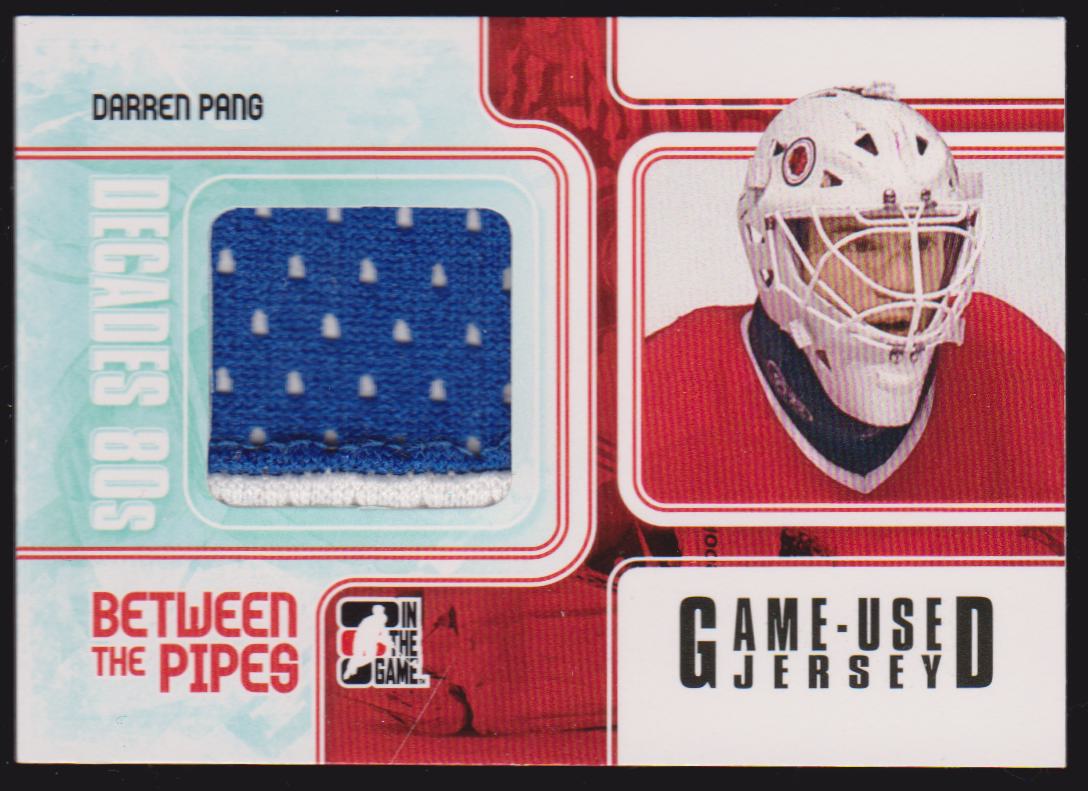 (image for) 2010-11 ITG Decades 1980s BTP Jerseys Black #BTPJ09 Darren Pang - Nova Scotia Oilers