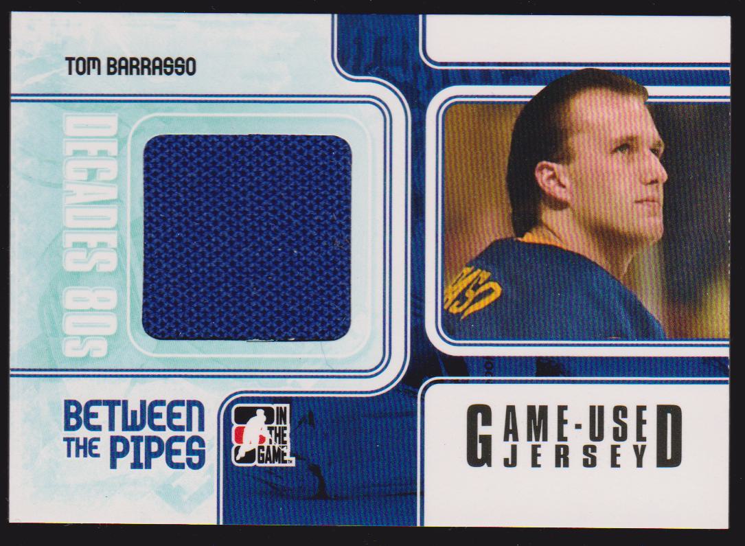(image for) 2010-11 ITG Decades 1980s BTP Jerseys Black #BTPJ05 Tom Barrasso