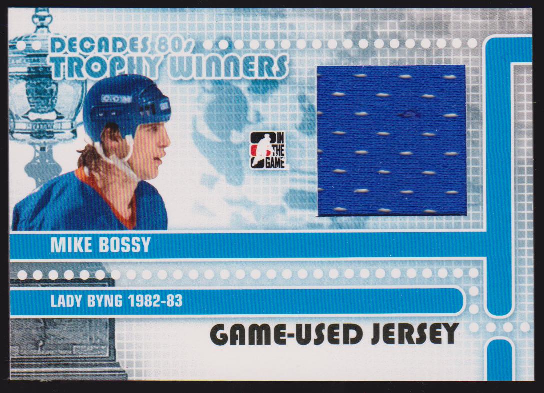 (image for) 2010-11 ITG Decades 1980s Trophy Winners Jerseys Black #TWJ08 Mike Bossy - Lady Byng 1982-83