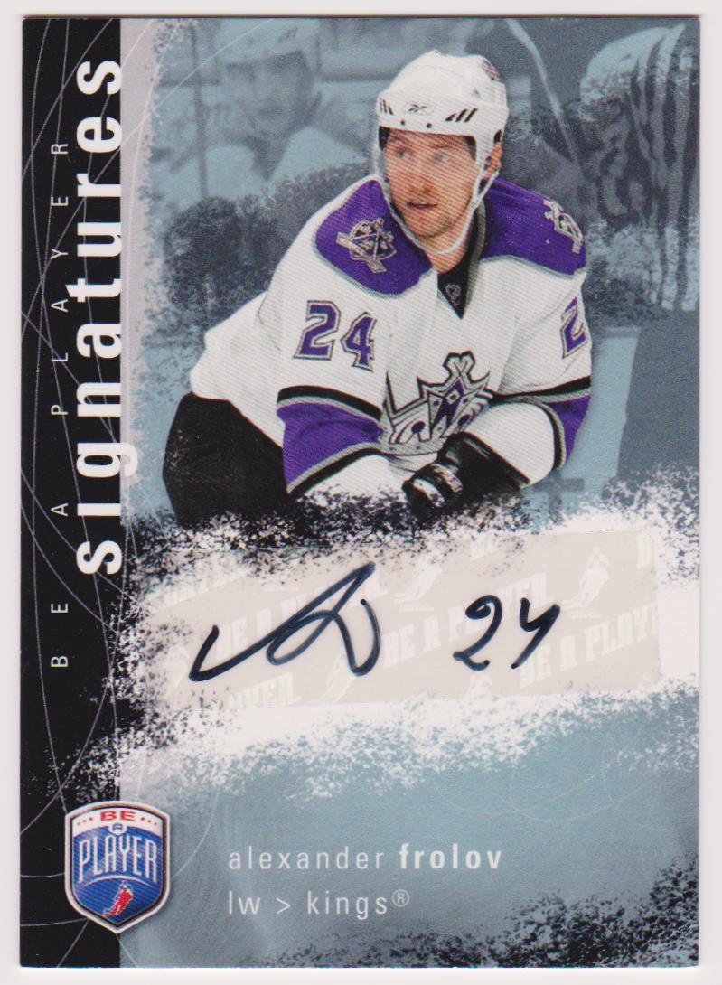 (image for) 2007-08 Be A Player Signatures #SFR Alexander Frolov
