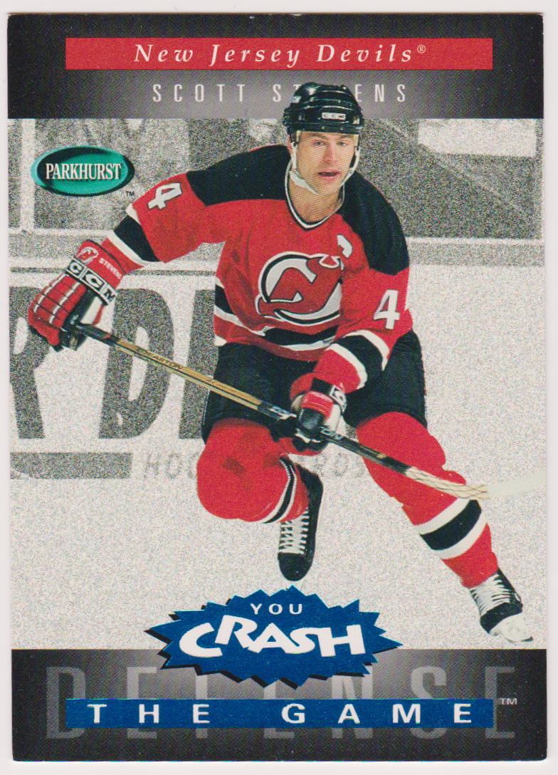 (image for) 1994-95 Parkhurst Crash the Game Blue #R13 Scott Stevens