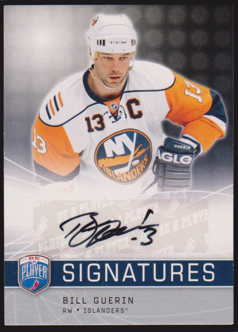 2008-09 Be A Player Signatures #SGU Bill Guerin - Auto (image for) 2008-09 Be A Player Signatures #SGU Bill Guerin - Auto