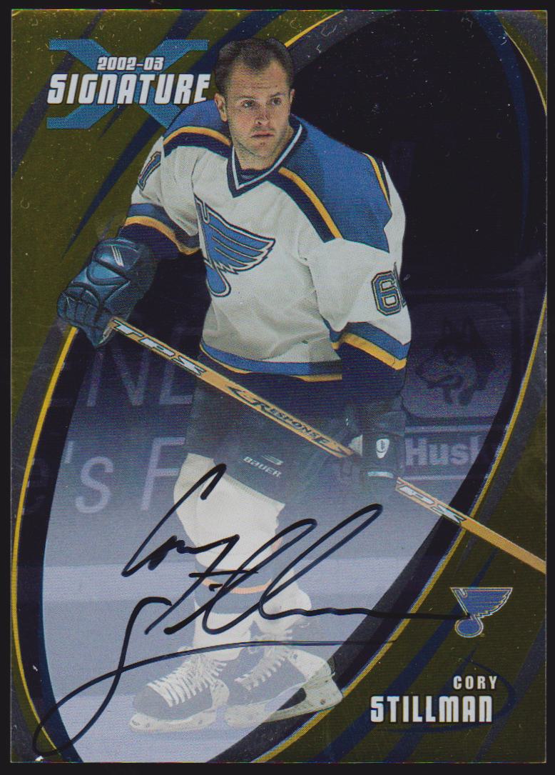 (image for) 2002-03 BAP Signature Series Autographs Gold #117 Cory Stillman