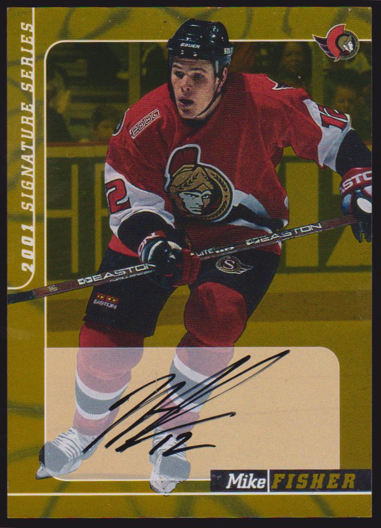 (image for) 2000-01 BAP Signature Series Autographs Gold #184 Mike Fisher