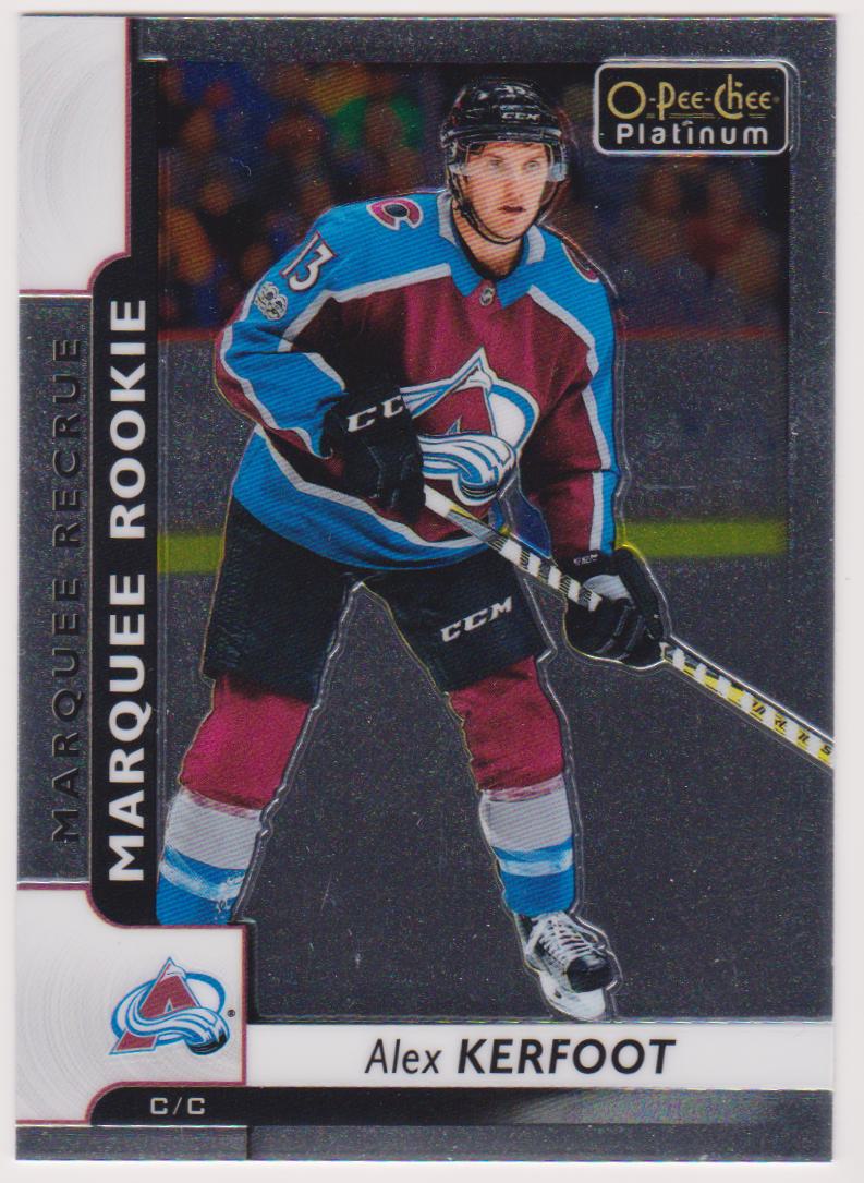 (image for) 2017-18 O-Pee-Chee Platinum #176 Alex Kerfoot RC