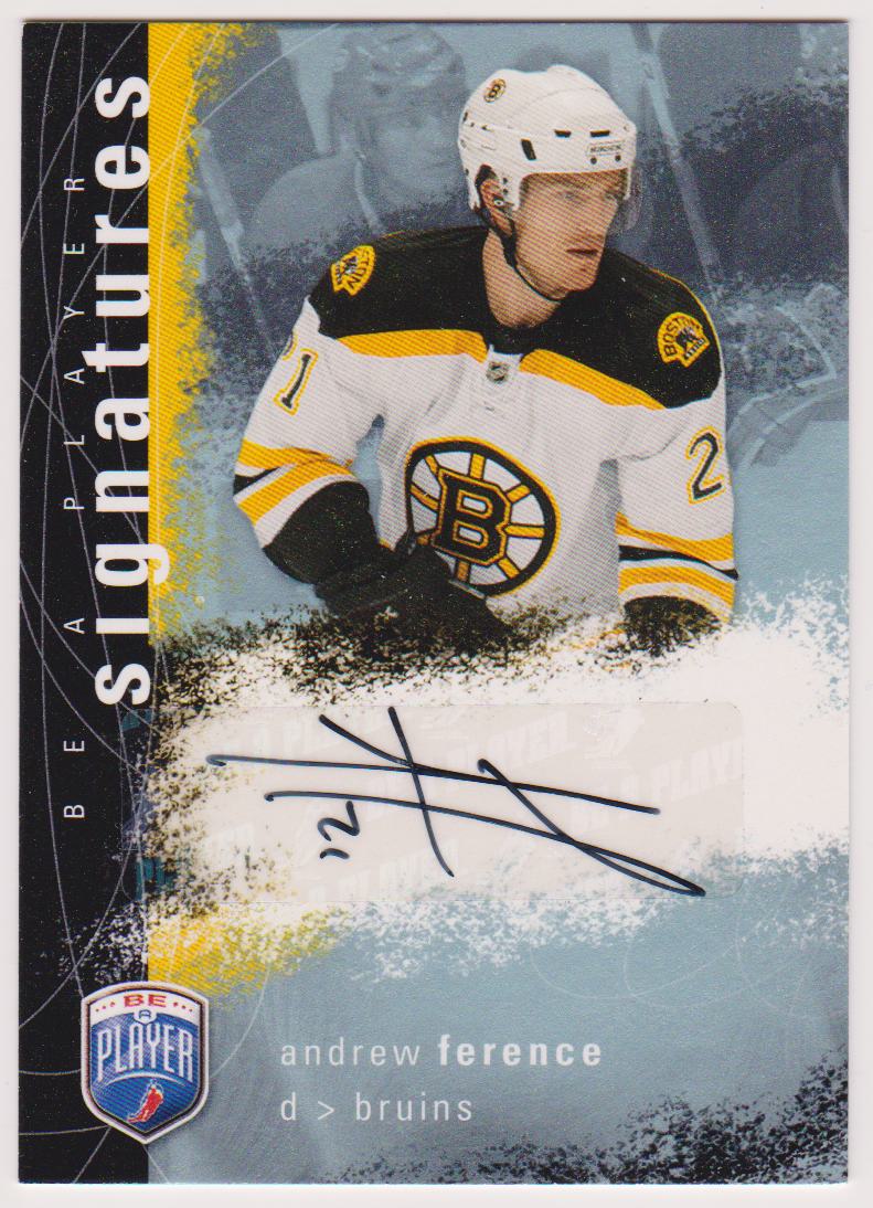 (image for) 2007-08 Be A Player Signatures #SAF Andrew Ference