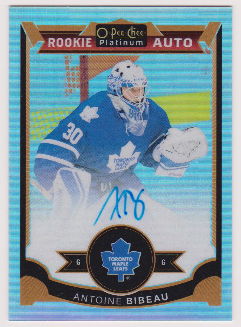 (image for) 2015-16 O-Pee-Chee Platinum Rainbow #172 Antoine Bibeau AUTO RC