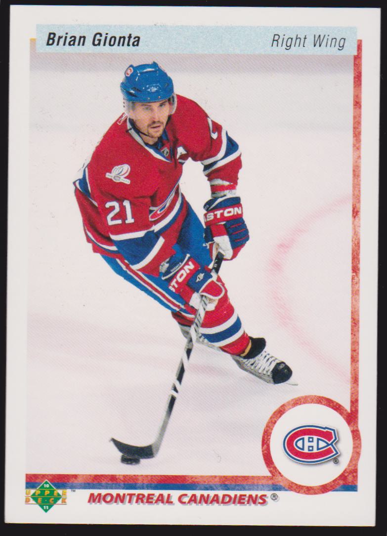 (image for) 2010-11 Upper Deck 20th Anniversary Parallel #97 Brian Gionta
