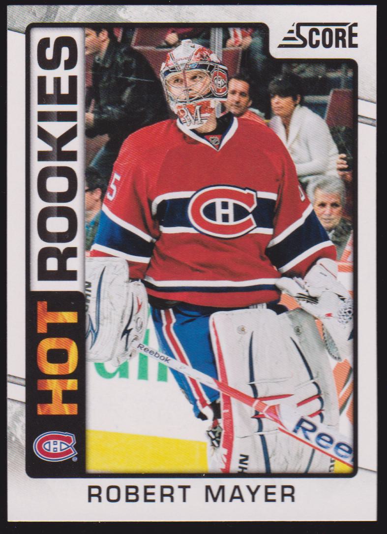 2012-13 Score #533 Robert Mayer Hot Rookies (HR) RC (image for) 2012-13 Score #533 Robert Mayer Hot Rookies (HR) RC