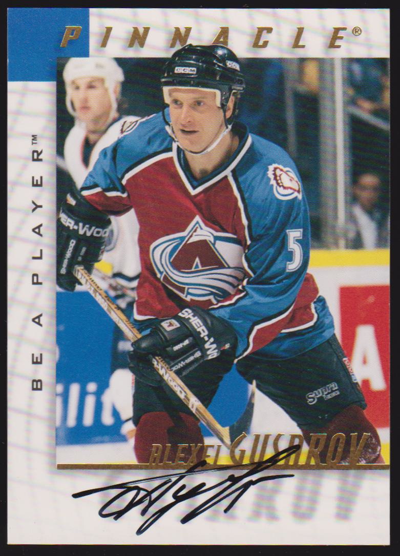 (image for) 1997-98 Be A Player Autographs #196 Alexei Gusarov