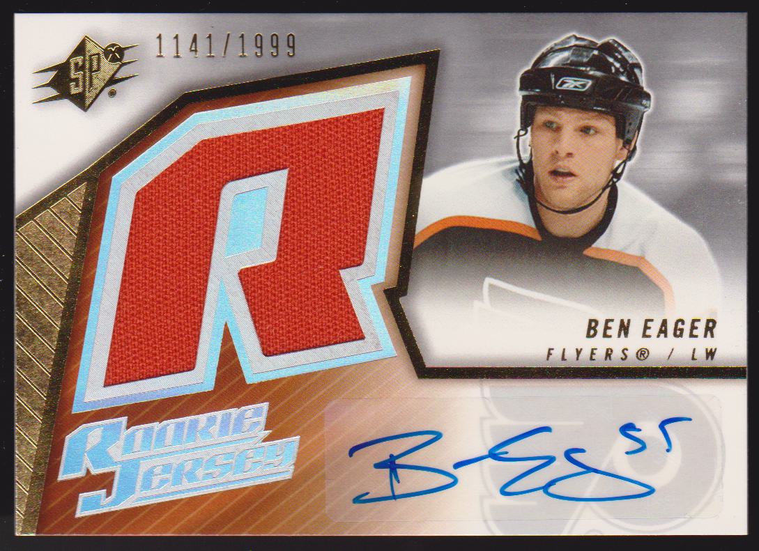 (image for) 2005-06 SPx #238 Ben Eager Jerseys AUTO RC 1141/1999