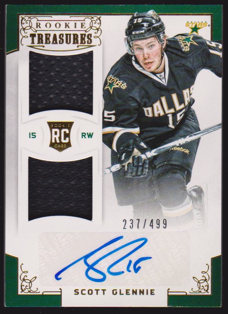 2012-13 Panini Rookie Anthology #119 Scott Glennie Jerseys AUTO 237/499 RC (image for) 2012-13 Panini Rookie Anthology #119 Scott Glennie Jerseys AUTO 237/499 RC