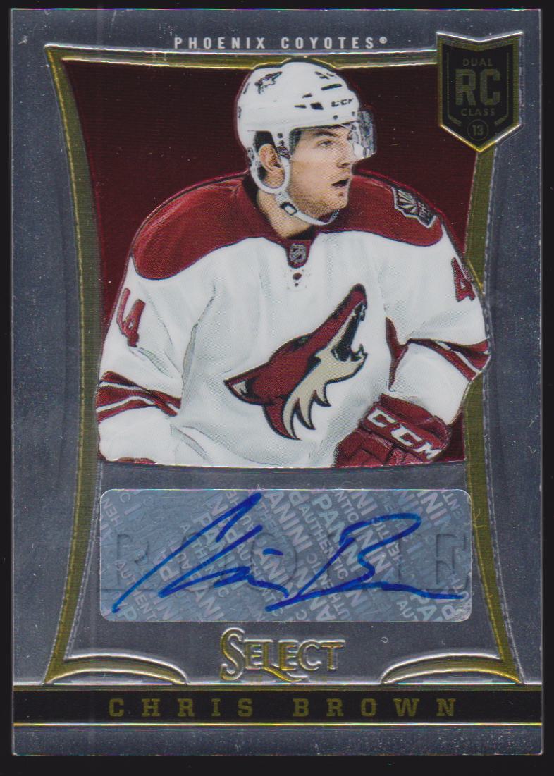(image for) 2013-14 Select #249 Chris Brown AUTO 314/399 RC