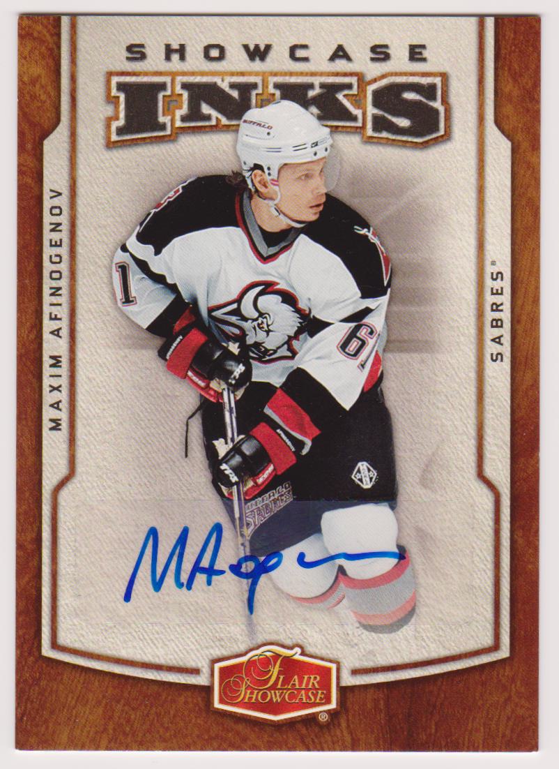 (image for) 2006-07 Flair Showcase Inks #IMA Maxim Afinogenov
