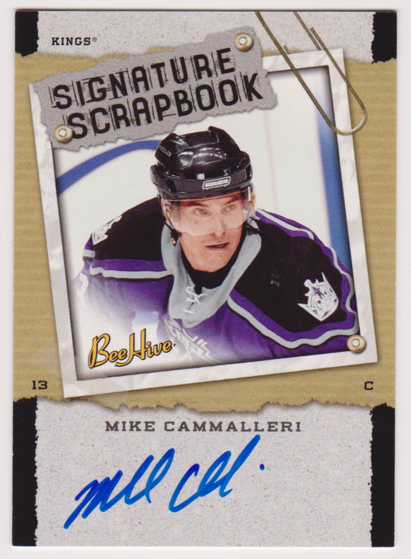 (image for) 2006-07 Beehive Signature Scrapbook #SSMC Mike Cammalleri AUTO