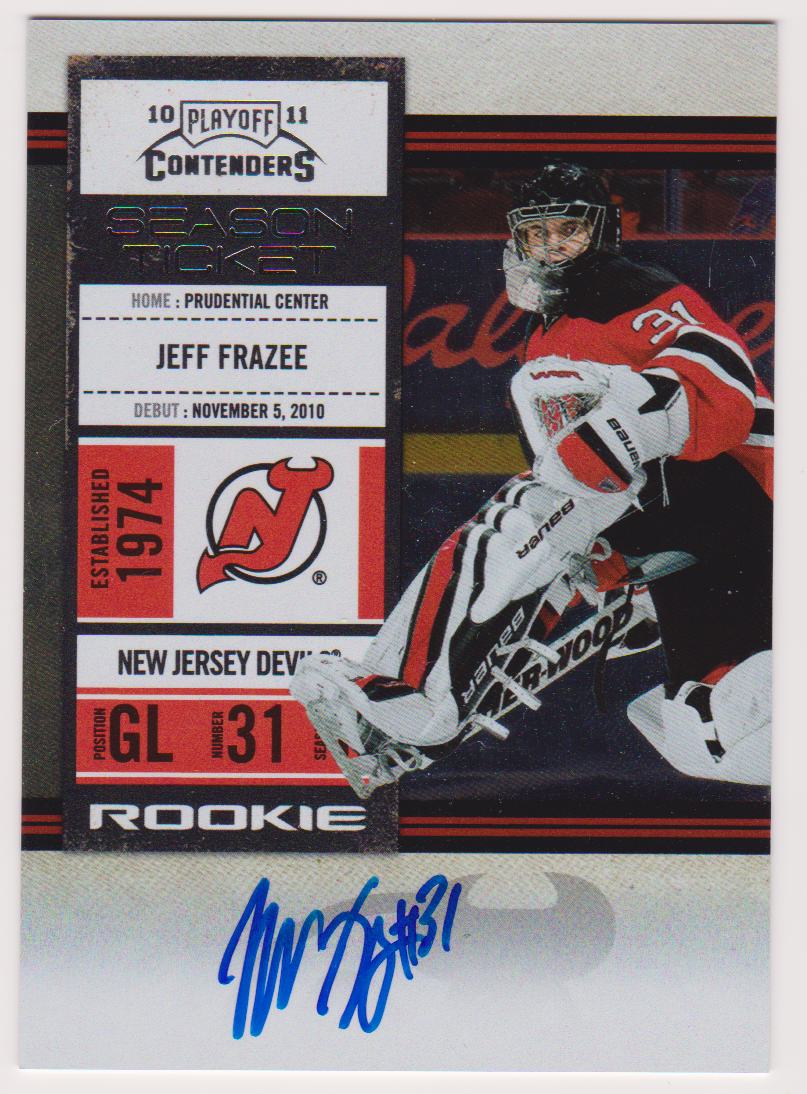 (image for) 2010-11 Playoff Contenders #145 Jeff Frazee AUTO RC