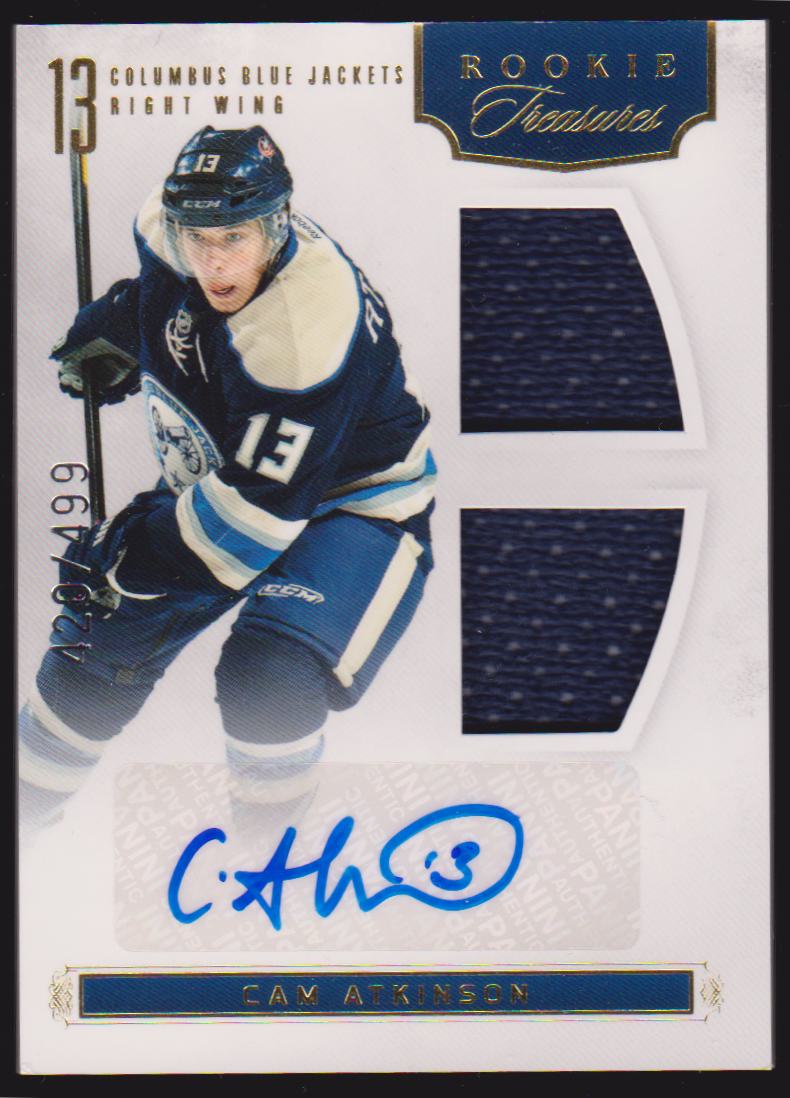 2011-12 Panini Rookie Anthology #131 Cam Atkinson Jerseys AUTO RC 420/499 (image for) 2011-12 Panini Rookie Anthology #131 Cam Atkinson Jerseys AUTO RC 420/499