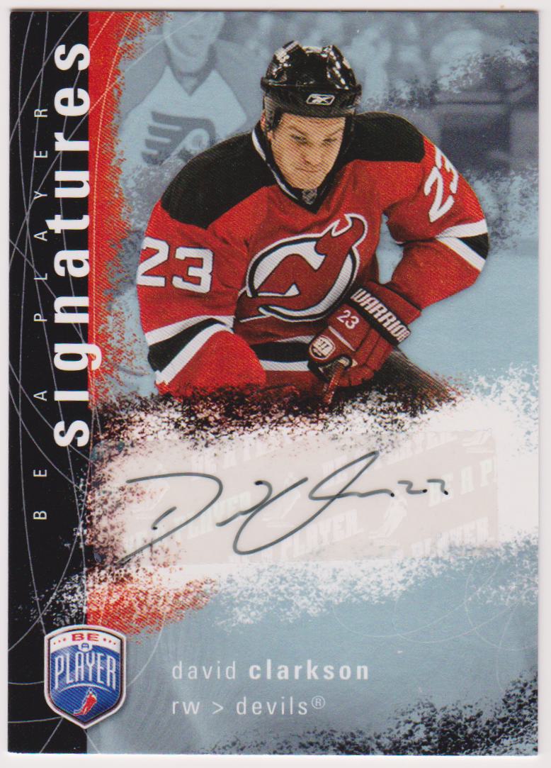 (image for) 2007-08 Be A Player Signatures #SCL David Clarkson