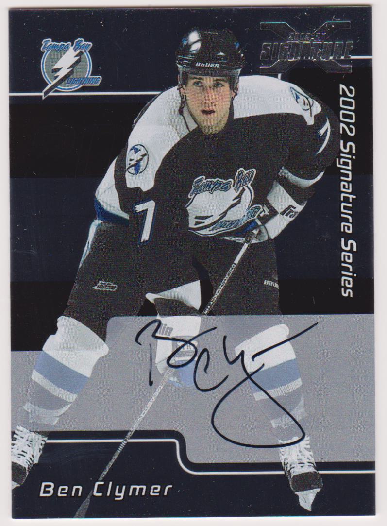 (image for) 2002-03 BAP Signature Series Autograph Buybacks 2001 #197 Ben Clymer