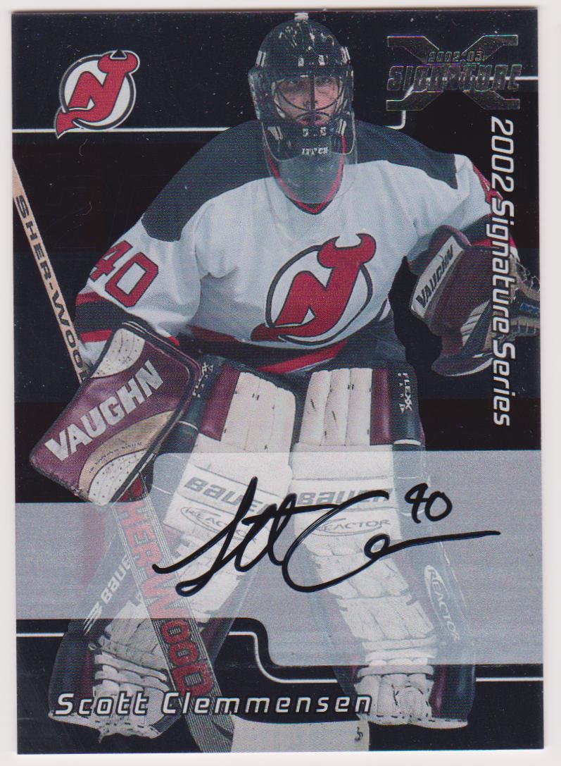 (image for) 2002-03 BAP Signature Series Autograph Buybacks 2001 #216 Scott Clemmensen