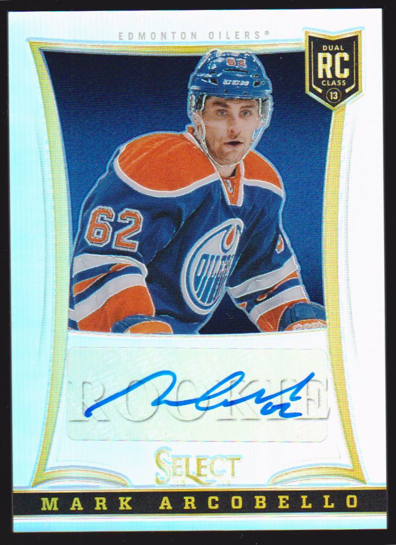 2013-14 Select Prizms #220 Mark Arcobello AUTO 22/99 - RC Year (image for) 2013-14 Select Prizms #220 Mark Arcobello AUTO 22/99 - RC Year