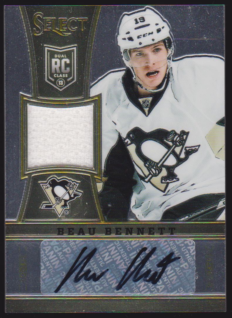 (image for) 2013-14 Select Rookies Jerseys Autographs #279 Beau Bennett 002/199
