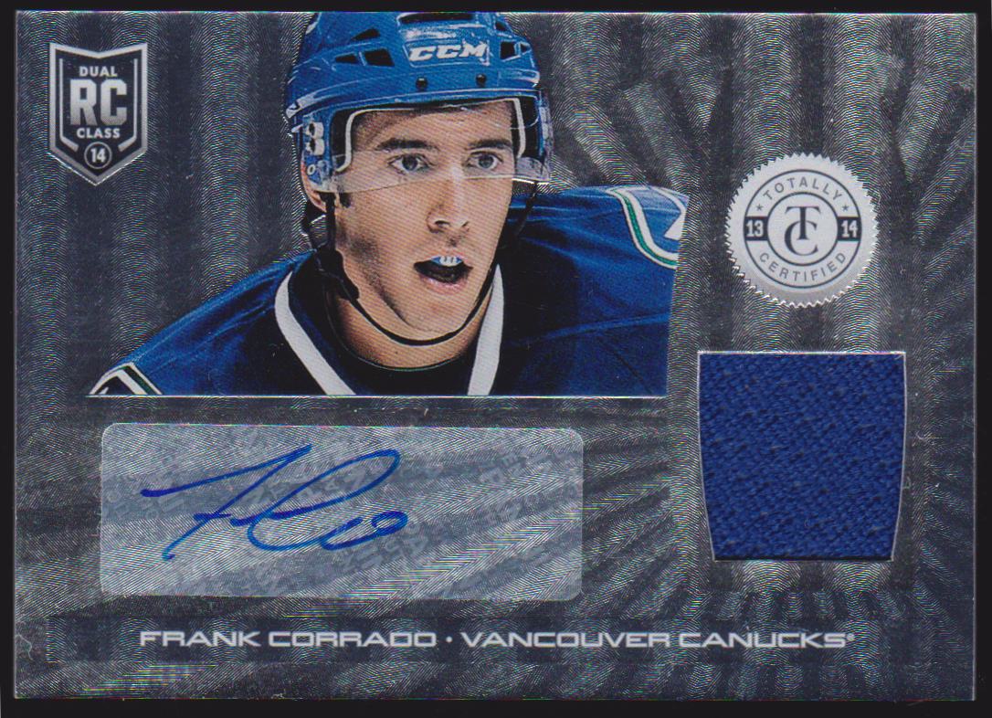(image for) 2013-14 Totally Certified Rookie Autograph Jerseys #224 Frank Corrado - RC Year