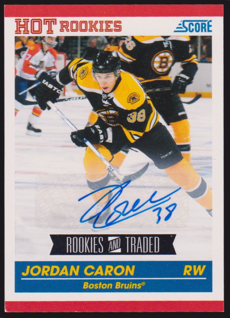 (image for) 2010-11 Score Signatures #598 Jordan Caron AUTO