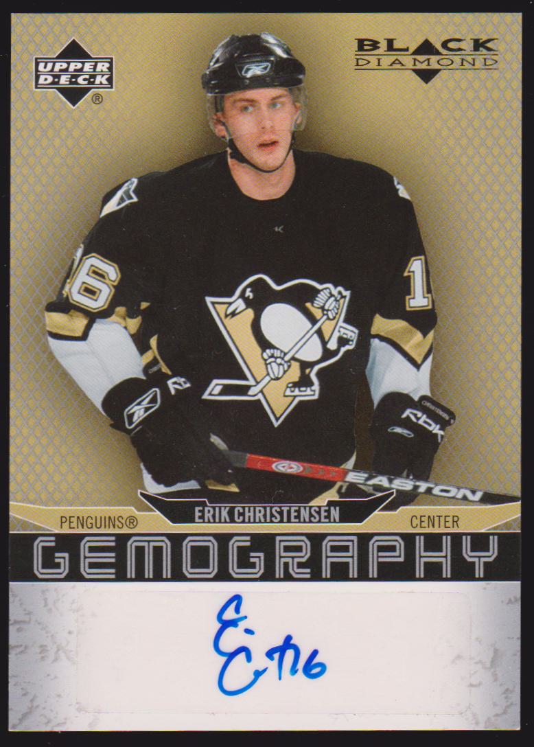 (image for) 2007-08 Black Diamond Gemography #GEC Erik Christensen AUTO